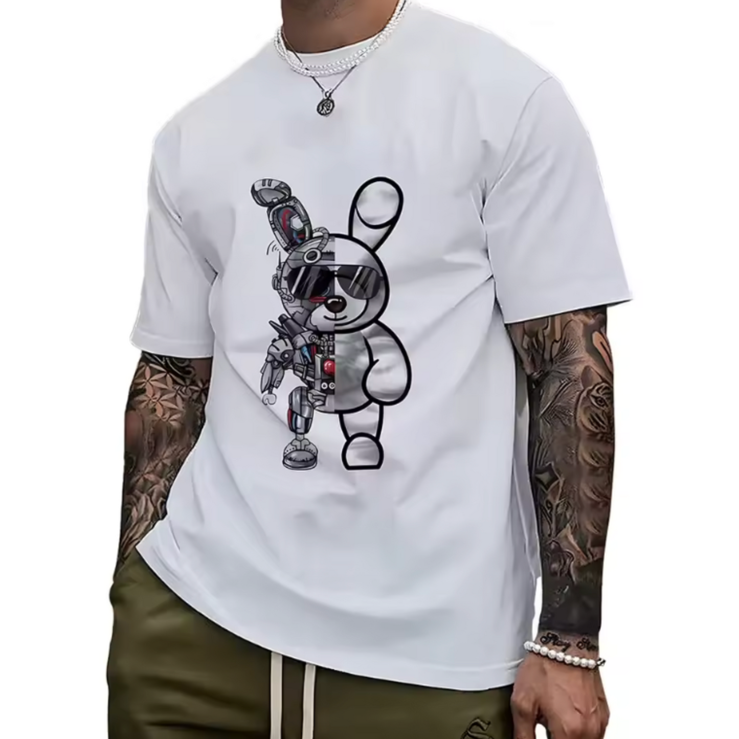 Playera Hombre CyberBunny