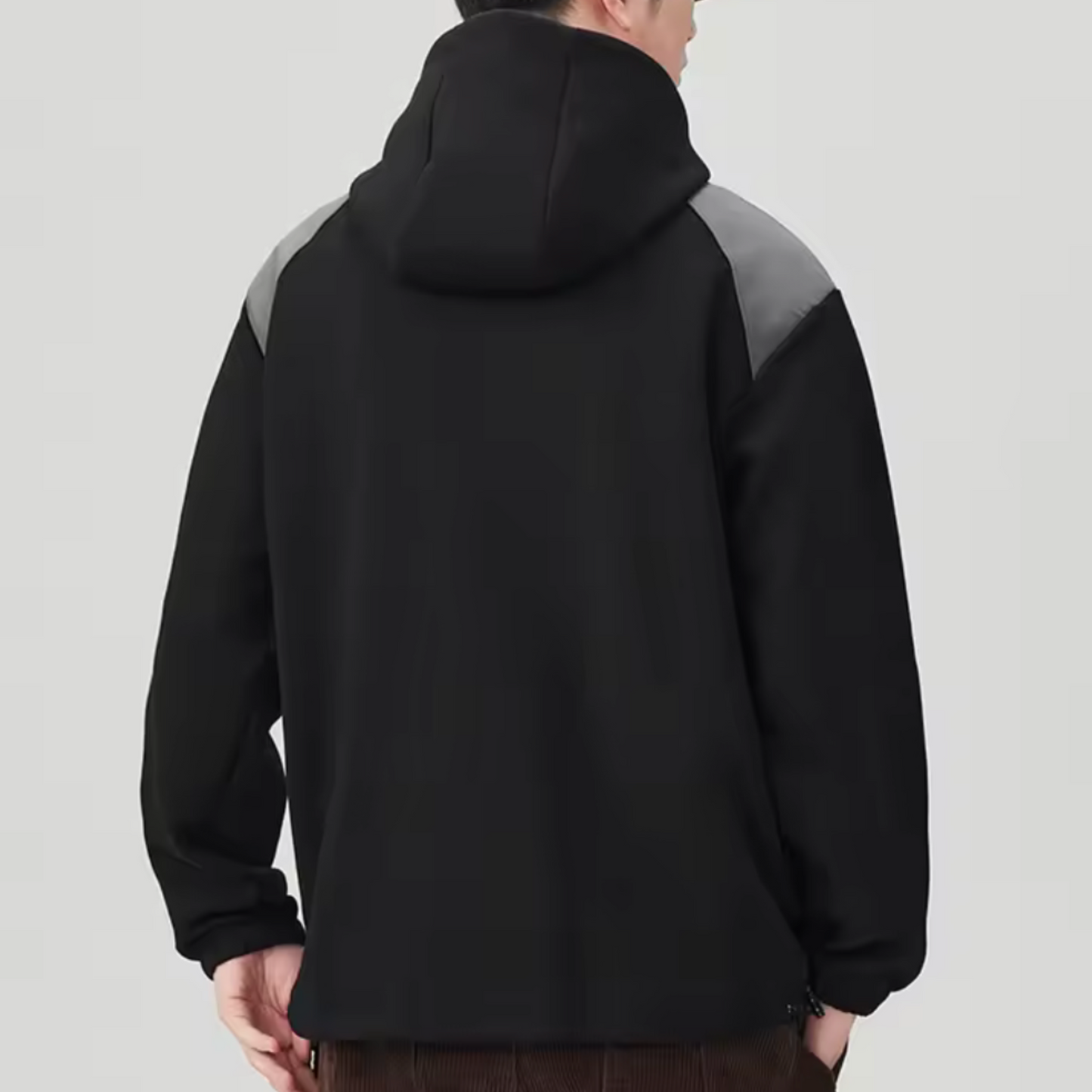 Hoodie para hombre con cremallera