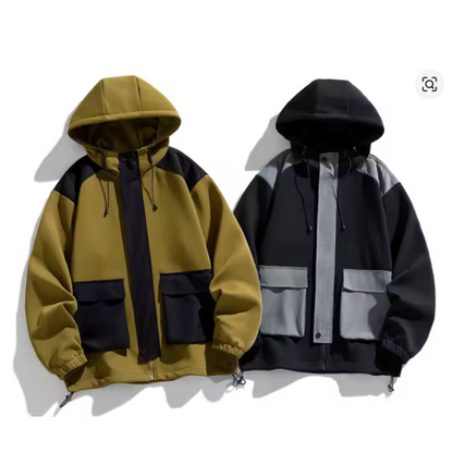 Hoodie para hombre con cremallera